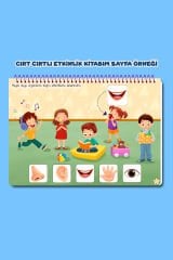 Kidonova Cırt Cırtlı Etkinlik Kitabım 2-4 Yaş, Montessori Ile Uyumlu, Okul Öncesi Eğitim