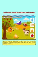 Kidonova Cırt Cırtlı Etkinlik Kitabım 2-4 Yaş, Montessori Ile Uyumlu, Okul Öncesi Eğitim