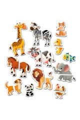 Kidonova Magnet Puzzle Dünyası - Hayvanları Öğrenelim