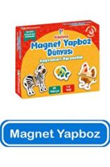 Kidonova Magnet Puzzle Dünyası - Hayvanları Öğrenelim