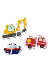 Kidonova  Magnet Yapboz Dünyası - Taşıtları Öğrenelim (1-3 Yaş)