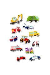 Kidonova: Magnet Puzzle Seti - Sevimli Hayvanlar + Taşıtları Tanıyalım Manyetik Çift Puzzle